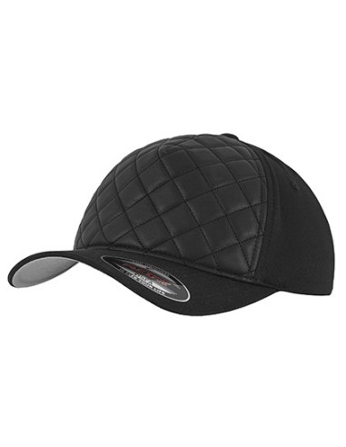 F-6277Q-Diamond Quilted Flexfit Cap